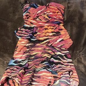 Strapless dress